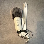 Blue Yeti Usb Condenser Microphone White Mute Switch Mounting Plate. Fixed Price $65.00.