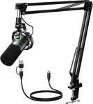 Xlr Usb Dynamic Microphone Kit Rgb Podcast PD200XS Black Maono Mute. Fixed Price $124.99.