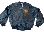 Vtg King Louie Blue Satin Bomber Jacket Mens Large Iam Lodge 1165 Lincoln, Il. Fixed Price $34.99.