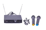 Gem Sound GMW-2 Dual-channel Wireless Mic System Damaged. Fixed Price $11.25.