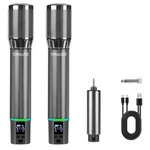 Wireless Microphones, Professional Rechargeable Karaoke System, Dual. Fixed Price $85.00.