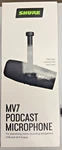 Shure MV7 Podcast Microphone, Black, Dynamic, Usb Xlr-in Never Used. Fixed Price $120.00.