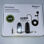 New Bietrun Wireless Lavalier Microphone Uhf WXM10 Iphone Android Samsung Camera. Fixed Price $9.99.