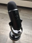 Blue Yeti Usb Freestanding Microphone, Black, Mute Button, Adjustable. Fixed Price $55.00.
