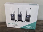Wireless Lavalier Microphone System Movo WMX-20 Duo *brand New*. Fixed Price $129.00.