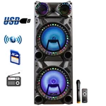 Befree Sound Rechargeable Bluetooth 12INCH Double Subwoofer Portable Party Speak. Fixed Price $215.64.