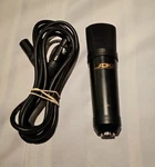 Adk A-51 (type Iv, Class A, Solid State) Black Condenser Microphone + Cable... Fixed Price $104.99.