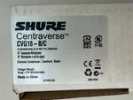 Shure CVG18-B/C Centraverse Gooseneck Condenser Microphone. Fixed Price $215.48.