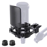 AT2020 Microphone Shock Mount With Metal Pop Filter, Custom Anti-vibration Su.... Fixed Price $45.55.