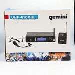 Gemini UHF-6100HL Single Channel Headset Lavalier System W/ Box. Fixed Price $33.97.