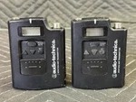 2- Audio-technica ATW-T310 Bodypack Transmitters 655-680MHZ. Fixed Price $46.99.