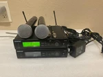 Shure SLX4 Wireless System Receiver & SLX2 MS58 Microphone H19 542-572 Mhz.. Fixed Price $299.00.