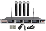 Rockville RWM4200VH Vhf Wireless Quad Handheld Microphone System Lcd Display!. Fixed Price $86.39.