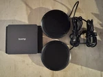 Biamp Parle Black Avb Beamtracking Tabletop Microphone & Ttm-xex Expansion. Fixed Price $699.99.