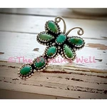 Wow! Kingman Turquoise Dragonfly Greenish Blue Ring Adjustable. Fixed Price $128.00.