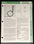 Electro-voice RE85 Miniature Lavalier Dynamic Microphone Engineering Data Sheet. Fixed Price $14.95.