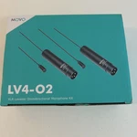 Movo LV4-LAVALIER Omnidirectional Microphone W/clip 2 Pack. Fixed Price $39.99.