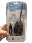 Cyber Acoustics CVL-1084 Usb Microphone Upc: 646422104201 Nip. Fixed Price $15.99.
