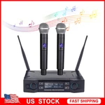 Professional 2 Channel Uhf Wireless Dual Microphone Cordless Handheld System. Fixed Price $33.18.