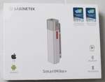Sabinetek Smartmike+ Bluetooth Microphone (white). Fixed Price $119.50.