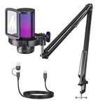 Maono DGM20 Series Gaming Usb Microphone With Noise Cancelling Boom Arm Bundle. Fixed Price $25.15.