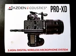 Azden Pro-xd 2.4 Ghz Digital Wireless Lavalier Microphone System. Fixed Price $79.00.