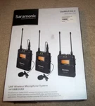 New Saramonic UWMIC9S Kit RX9+TX9+TX9 2-PERSON Wireless Uhf Lavalier System. Fixed Price $189.99.