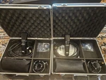 Pair Of Adk Microphone A-51S Shock Mount Hard Case. Fixed Price $300.00.