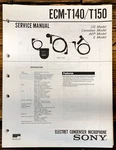 Sony ECM-T140 -T150 Microphone Service Manual *original*. Fixed Price $9.97.