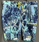 Huk Next Level Kryptek Pontus Boardshorts Blue Fishing Camo Men Xl A00096. Fixed Price $26.99.