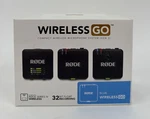 De Wireless Go Blue Microphone System, 32 Bit Float, Usb-c, Gain Assist. Fixed Price $134.99.