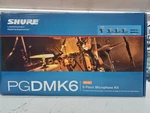 Shure PGDMK6-XLR Drum Microphone Kit Mics Used Instrument Condenser. Fixed Price $584.94.