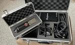 Mojave Audio MA-200 Condenser Microphone, Power Supply, Cables & Cases. Fixed Price $895.00.