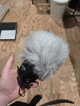 Rode Handheld/stand-held Microphone Black Gray With Furry Windscreen. Fixed Price $32.98.