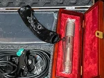 Royer Labs R-122V Bidirectional Vacuum Tube Ribbon Microphone Sling-shock RSMSS1. Fixed Price $3250.00.