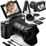 Capture Studio Quality 6K Video - 75MP Digital Camera With 8X Zoom. Fixed Price $179.99.