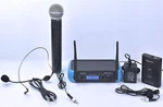Hisonic HS8287 Dual Vhf Wireless Microphone System 1 Handheld Belt Pack. Fixed Price $21.99.