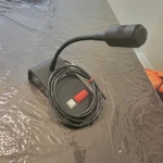 Zetron 901-9660B Desktop Mic Base + Audio-technica U855QL Gooseneck 12. Fixed Price $120.00.