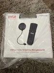 Brand New Pyle Usb Computer Streaming Microphone Kit For Podcasts (PDMIKT100). Fixed Price $40.00.