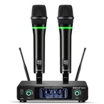 Wireless Microphone Rechargeable Uhf 240FT Dual Handheld Cordless Bietrun Metal. Fixed Price $179.99.