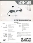 Sony Model ECM-150T Electret Condenser Microphone Service Manual. Fixed Price $14.25.