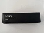 Vintage Sony C-35P Condenser Microphone Xlr Pin Silver With Case And Mount. Fixed Price $850.00.
