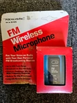 Vintage Realistic Fm Wireless Microphone System 33-1075. Fixed Price $17.65.