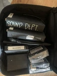 Lectrosonics Bundle: 2X CR185, M185, 1X Plug Transmitter, And M119 Lavs. Fixed Price $350.00.