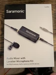 Saramonic Lavmic Audio Mixer With Lavalier Microphone Kit. Fixed Price $179.00.