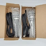 Ritech RJ-4200 Wired Karaoke Microphones Pair New In Box Dvd Player Set. Fixed Price $29.99.