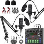 Sktome V8S Podcast Equipment Bundle For 2 BM-800 Microphones Voice Changer- Ob. Fixed Price $22.49.