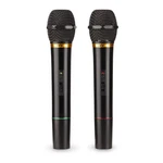 Qfx M-336 Wireless Dynamic Professional Microphone Twin Pack Black. Fixed Price $24.99.