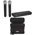 Shure BLX288/PG58 Dual Channel Wireless Handheld Microphone System With Bag - H9. Fixed Price $749.00.