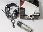 Samson C01850 Condenser Mic With SR850 Headphones. Fixed Price $74.99.